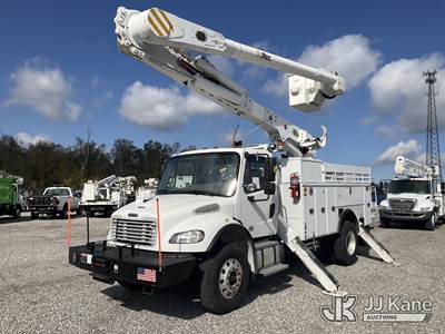 Altec AM55, 60 ft, Over-Center Material Handling Bucket