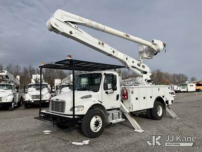 Altec AA55-MH, 61 ft, Material Handling Bucket Truck