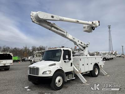Altec AM55-MH, 60 ft, Over-Center Material Handling Bucket Truck