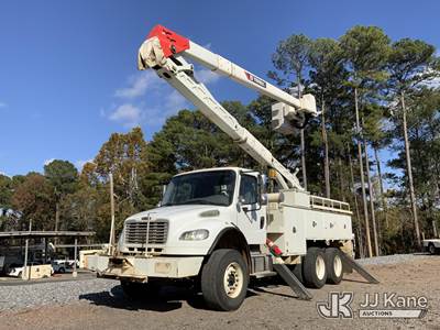 HiRanger TCX-55, 60 ft, Material Handling Bucket Truck