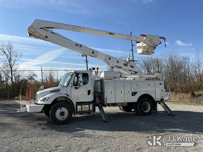 Altec AN55E, 60 ft, Articulating Material Handling Bucket Truck