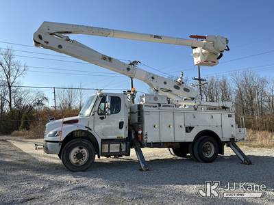 Altec AN55E, 60 ft, Articulating Material Handling Bucket Truck