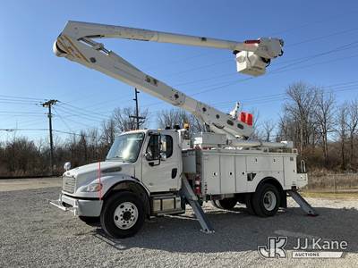 Altec AN55E, 60 ft, Articulating Material Handling Bucket Truck