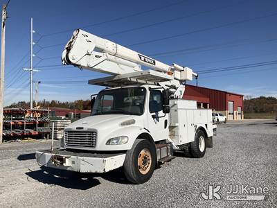 Terex/HiRanger HR46M, 51 ft, Articulating Material Handling Bucket Truck