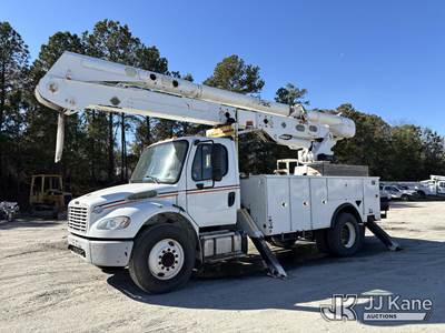 Altec AN55E-OC, 60 ft, Over-Center Material Handling Bucket Truck