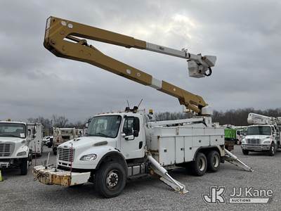 Altec A77T-E93-MH, 98 ft, Articulating & Telescopic Material Handling Elevator Bucket Truck