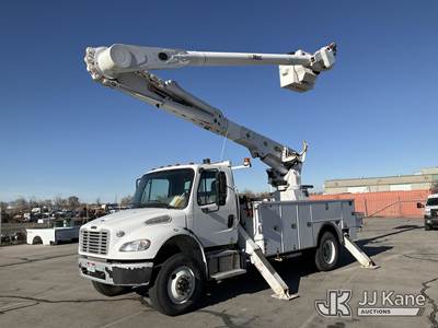 Altec AM55, 60 ft, Over-Center Material Handling Bucket Truck