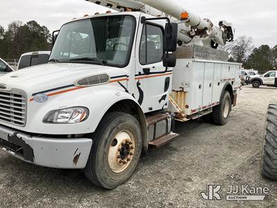 Altec AM55-MH, 60 ft, Over-Center Material Handling Bucket Truck