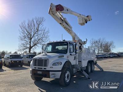 Altec AM55, 60 ft, Over-Center Material Handling Bucket