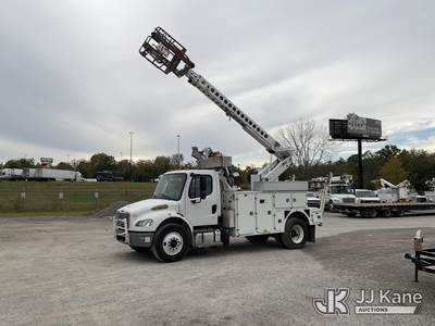 Altec A-T40C, 40 ft, Telescopic Non-Insulated Cable Placing Bucket Truck