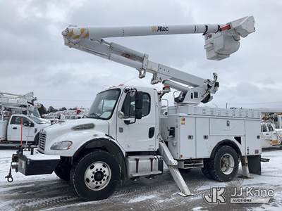Altec L42M, 47 ft, Over-Center Material Handling Bucket