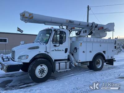 Altec L42M, 47 ft, Over-Center Material Handling Bucket Truck