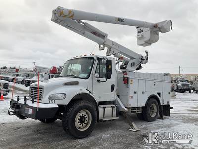 Altec L42M, 47 ft, Over-Center Material Handling Bucket