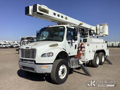 Versalift VO355MHI-01, 60 ft, Over-Center Material Handling Bucket Truck