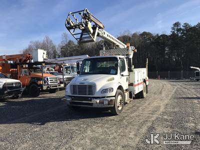 Altec A-T40C, 40 ft, Telescopic Non-Insulated Cable Placing Bucket Truck