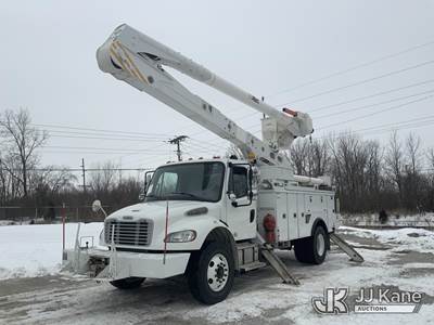 Altec AN55E, 60 ft, Articulating Material Handling Bucket Truck