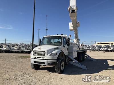 Altec A77T-E93, 98 ft, Articulating & Telescopic Material Handling Elevator Bucket Truck