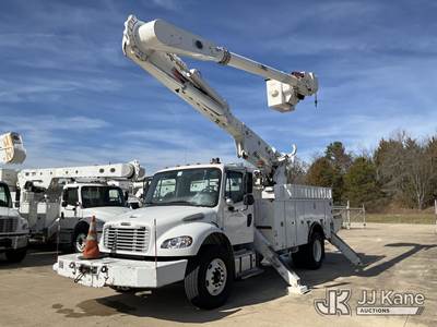 Altec AM55-E, 60 ft, Over-Center Material Handling Bucket Truck
