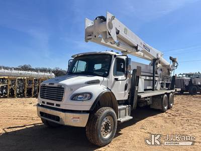 Terex TL 80/112, 117 ft, Articulating & Telescopic Material Handling Double Elevator Bucket Truck