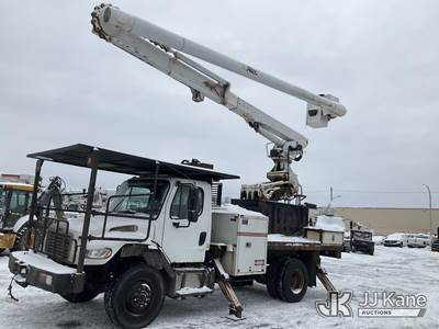 Altec LR760E70, 75 ft, Over-Center Elevator Bucket Truck
