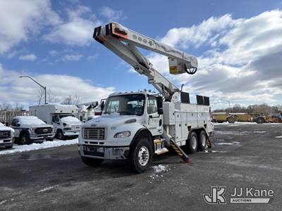 Versalift V0350MHI-01, 55 ft, Over-Center Material Handling Bucket Truck