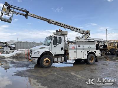 Altec A-T40C, 40 ft, Telescopic Non-Insulated Cable Placing Bucket Truck