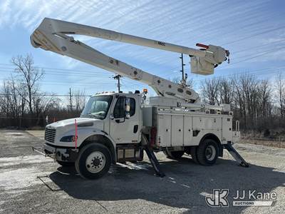 Altec AN55E, 61 ft, Articulating Material Handling Bucket Truck