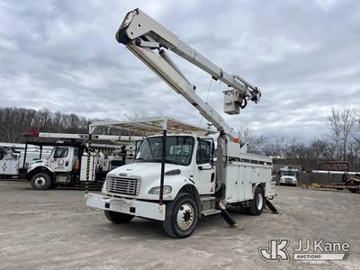 Lift-All LOM15-55-1S, 60 ft, Over-Center Material Handling Bucket Truck