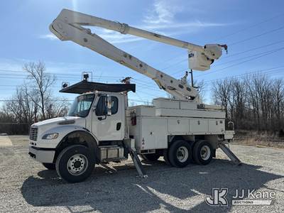 Altec AN55E-OC, 61 ft, Articulating Material Handling Bucket Truck