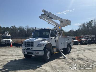 Altec AT48M, 53 ft, Articulating & Telescopic Material Handling Bucket Truck