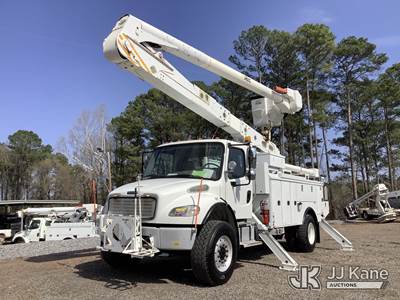 Altec AN55E, 60 ft, Over-Center Material Handling Bucket Truck