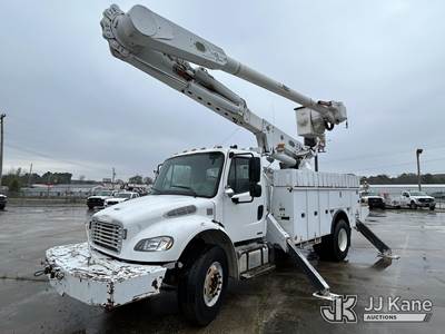 Altec AM55-E, 60 ft, Over-Center Material Handling Bucket Truck
