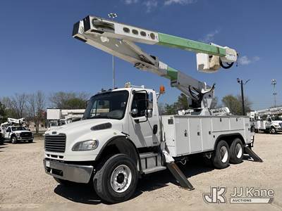 Versalift VO355MHI, 60 ft, Over-Center Material Handling Bucket