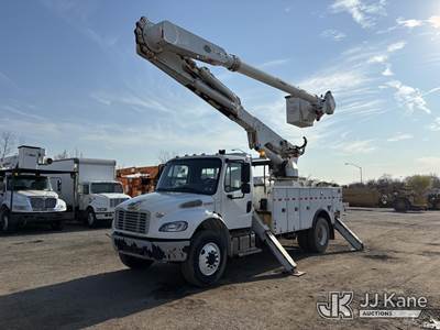 Altec AM55E, 60 ft, Over-Center Material Handling Bucket
