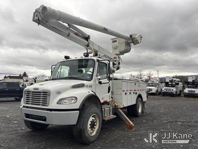Altec L45M, 50 ft, Over-Center Material Handling Bucket Truck