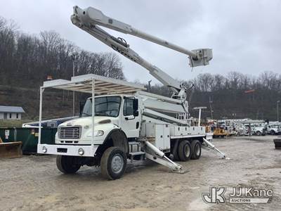 Altec AM900-E100, 105 ft, Articulating Non-Over Center Elevator Bucket Truck