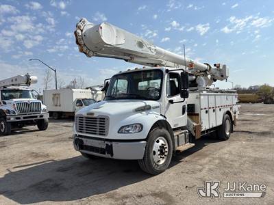 Altec AM55E-MH, 60 ft, Over-Center Material Handling Bucket Truck