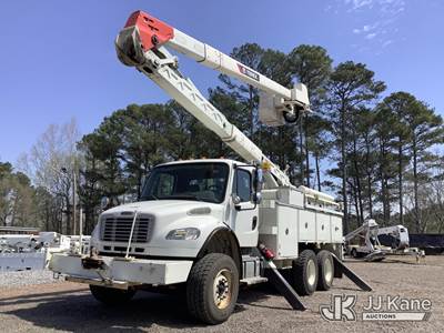HiRanger TCX-55, 60 ft, Material Handling Bucket Truck