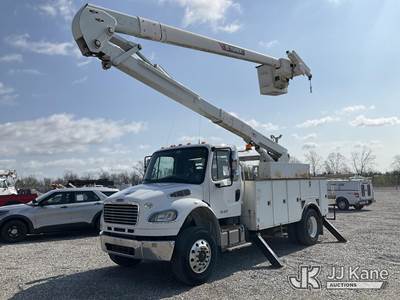 HiRanger 5TC-55, 61 ft, Material Handling Bucket Truck