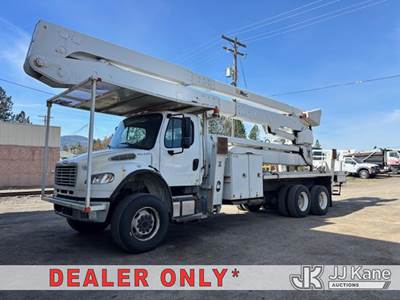 Altec A77TE93, 98 ft, Articulating & Telescopic Material Handling Elevator Bucket Truck