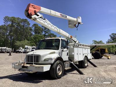 HiRanger TCX-55, 60 ft, Material Handling Bucket Truck