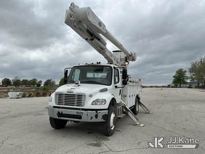 Altec AM55, 60 ft, Over-Center Material Handling Bucket Truck