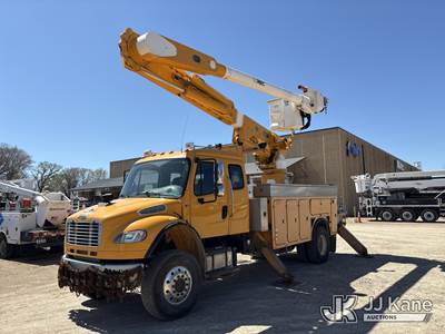Altec AM50E, 55 ft, Over-Center Material Handling Bucket Truck