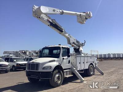 Altec AM55E, 61 ft, Over-Center Material Handling Bucket Truck