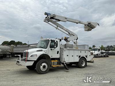 Altec AT48M, 53 ft, Articulating & Telescopic Material Handling Bucket Truck