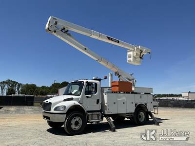 HiRanger TC55-MH, 60 ft, Material Handling Bucket Truck