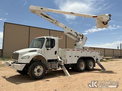 Altec AM55E, 61 ft, Over-Center Material Handling Bucket Truck