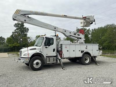 Altec AA55, 60 ft, Articulating Material Handling Bucket Truck