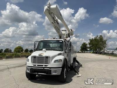 Altec AM55-E, 60 ft, Over-Center Material Handling Bucket