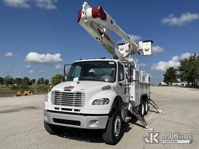 Altec AM55-E, 60 ft, Over-Center Material Handling Bucket Truck